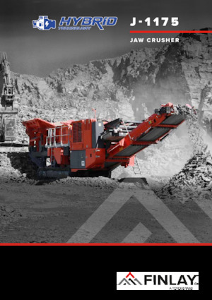 Mobilní čelisťové drtiče Finlay J-1175 Hybrid