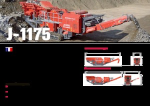 Mobilní čelisťové drtiče Terex-Finlay J 1175