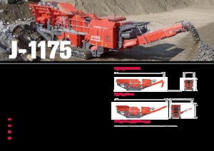 Mobilní čelisťové drtiče Terex-Finlay J 1175