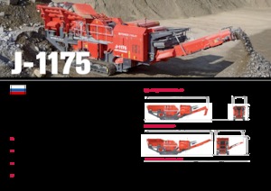 Mobilní čelisťové drtiče Terex-Finlay J 1175