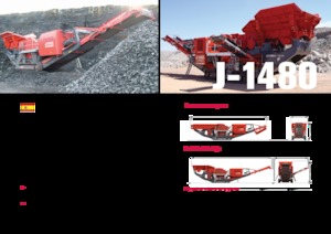 Mobilní čelisťové drtiče Terex-Finlay J 1480