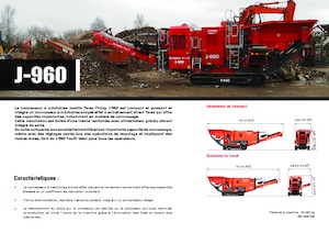 Mobilní čelisťové drtiče Terex-Finlay J 960