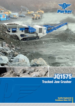 Mobilní čelisťové drtiče Parker JQ1575