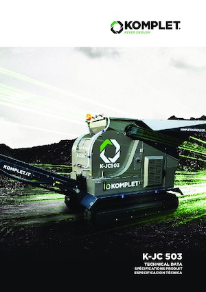 Mobilní čelisťové drtiče Komplet K-JC 503