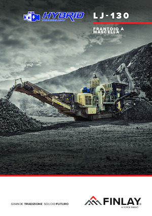 Mobilní čelisťové drtiče Finlay LJ-130 Hybrid 