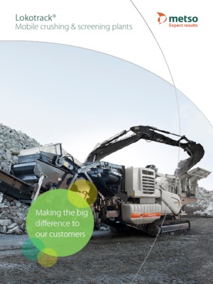 Mobilní čelisťové drtiče Metso Lokotrack LT 200 E