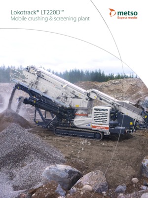 Mobilní čelisťové drtiče Metso Lokotrack LT 220 D