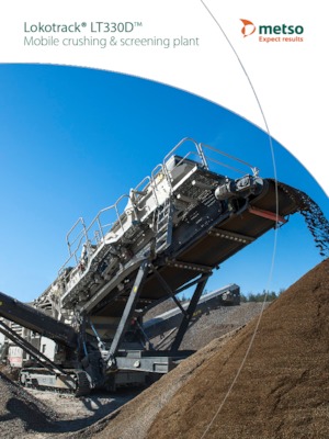 Mobilní čelisťové drtiče Metso Lokotrack LT 330 D
