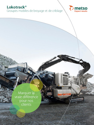 Mobilní čelisťové drtiče Metso Lokotrack LT1213E