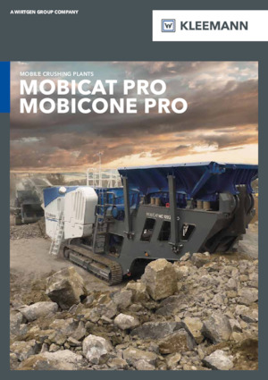 Mobilní čelisťové drtiče Kleemann MC 120(i) PRO
