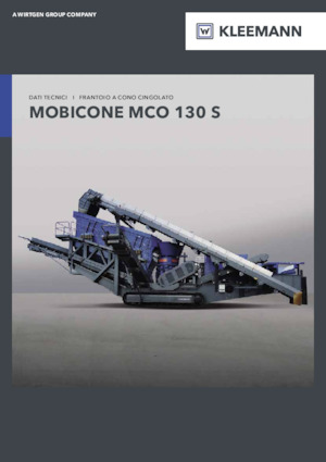 Mobilní čelisťové drtiče Kleemann MCO 130 S PRO