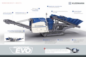 Mobilní čelisťové drtiče Kleemann MCO 9 EVO