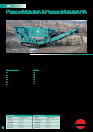 Mobilní čelisťové drtiče Powerscreen METROTRAK HA