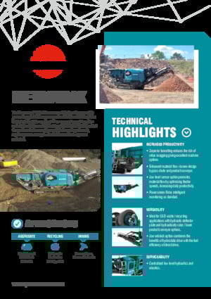 Mobilní čelisťové drtiče Powerscreen Metrotrak