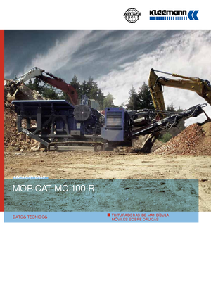 Mobilní čelisťové drtiče Kleemann MC 100 R