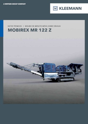 Mobilní čelisťové drtiče Kleemann MR 122 Z