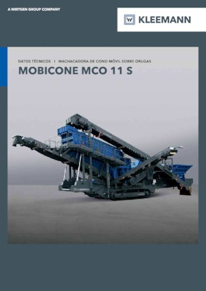Mobilní čelisťové drtiče Kleemann MCO 11 S