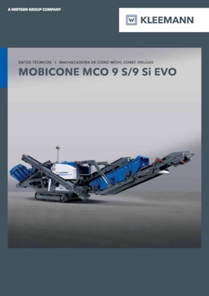 Mobilní čelisťové drtiče Kleemann MCO 9 S