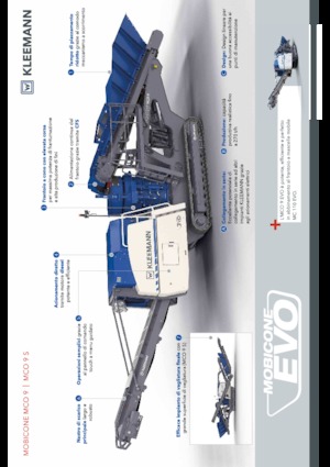 Mobilní čelisťové drtiče Kleemann MCO 9 S