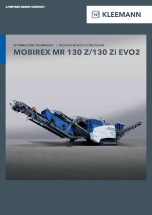 Mobilní čelisťové drtiče Kleemann MR 130 Zi EVO2