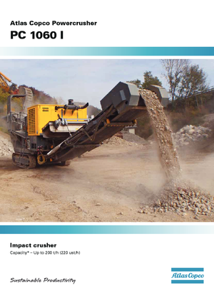 Mobilní čelisťové drtiče Atlas Copco PC 1060I