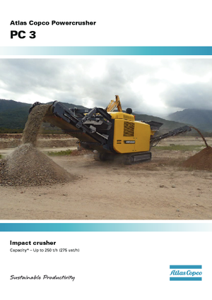 Mobilní čelisťové drtiče Atlas Copco PC 3