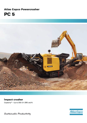 Mobilní čelisťové drtiče Atlas Copco PC 5