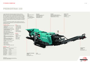 Mobilní čelisťové drtiče Powerscreen Premiertrak 330