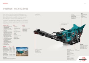 Mobilní čelisťové drtiče Powerscreen PREMIERTRAK 600E