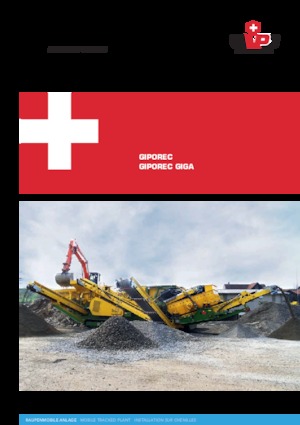 Mobilní čelisťové drtiče Gipo R 131 FDR