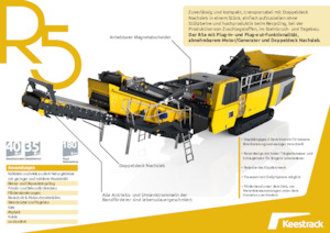 Mobilní čelisťové drtiče Keestrack R5e