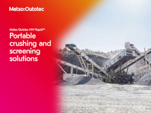 Mobilní čelisťové drtiče Metso Rapid NW120