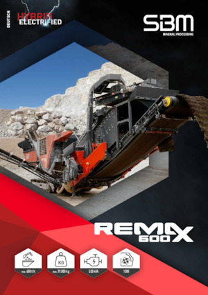 Mobilní čelisťové drtiče SBM REMAX 600
