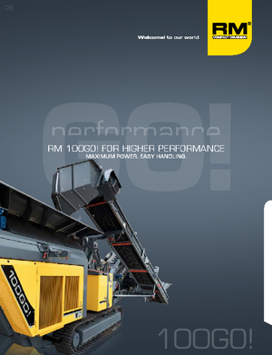 Mobilní čelisťové drtiče Rubble Master RM 100GO!