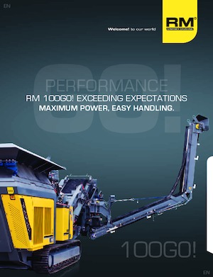 Mobilní čelisťové drtiče Rubble Master RM 100GO!