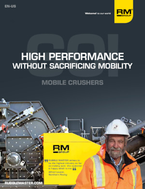 Mobilní čelisťové drtiče Rubble Master RM 120X