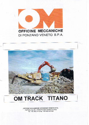 Mobilní čelisťové drtiče OM Titano