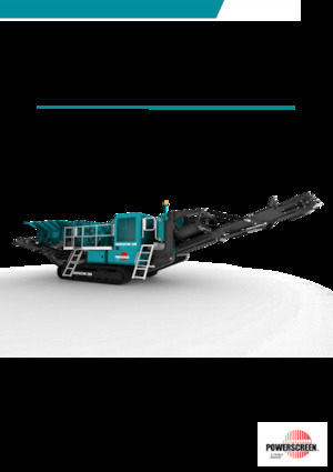 Mobilní čelisťové drtiče Powerscreen Trakpactor 260
