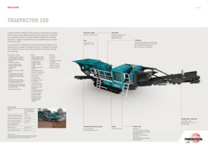 Mobilní čelisťové drtiče Powerscreen Trakpactor 260