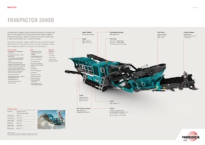 Mobilní čelisťové drtiče Powerscreen Trakpactor 260SR