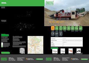 Mobilní čelisťové drtiče RESTA VH2 2400