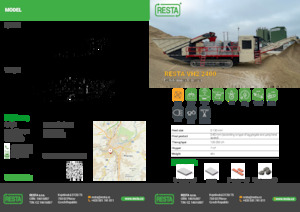 Mobilní čelisťové drtiče RESTA VH2 2400