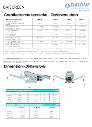 Mobilní čelisťové drtiče Baioni W400/2