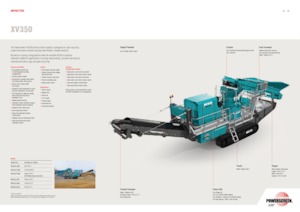 Mobilní čelisťové drtiče Powerscreen XV350