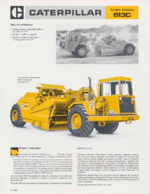 Skrejpry Caterpillar 613C