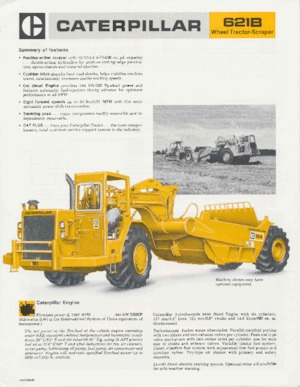 Skrejpry Caterpillar 621B