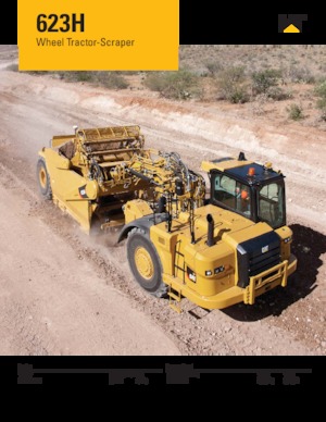 Skrejpry Caterpillar 623H