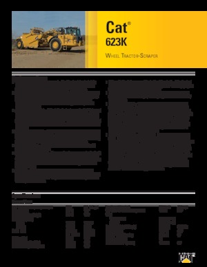 Skrejpry Caterpillar 623K