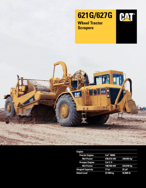 Skrejpry Caterpillar 621G Auger