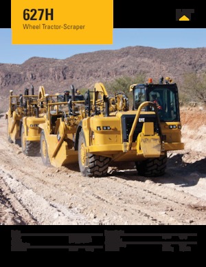 Skrejpry Caterpillar 627H